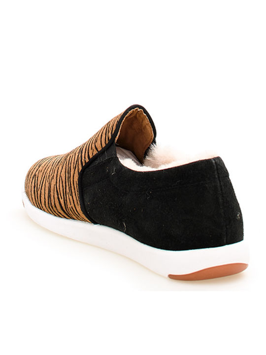 Γυναικεία Slip-On Καφέ