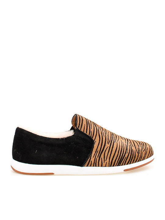Γυναικεία Slip-On Καφέ