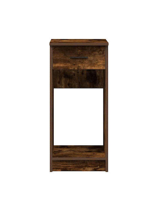 Computerturm-Ständer mit Schublade Rauchige Eiche 35x45x77 cm Rauchige Eiche 858744