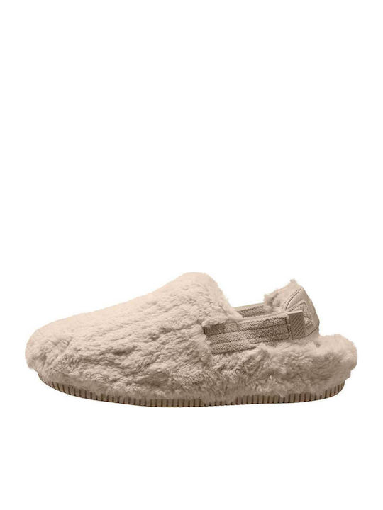 Calm Winter Women's Slippers Beige