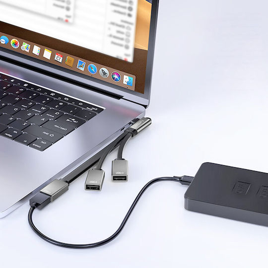 Earldom Hub 3 Θυρών USB 2.0 με σύνδεση USB-A