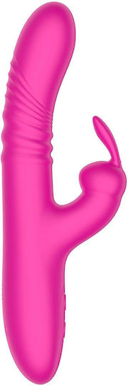 Vibrator Rabbit with Remote Control Pink