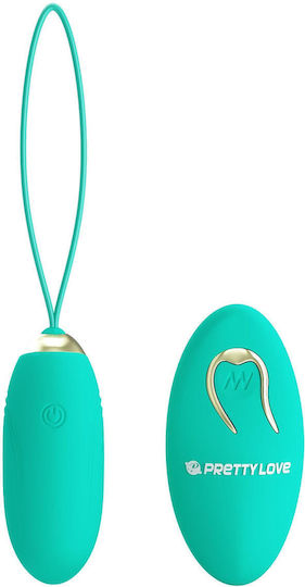 Vibrator Egg with Remote Control Green