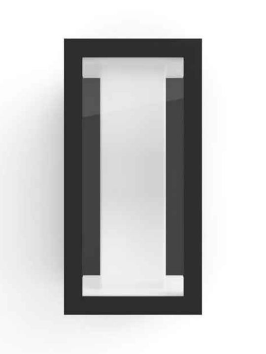 Philips Impress Επιτοίχια Εξωτερική Πλαφονιέρα LED IP44 8W με Ψυχρό Λευκό Φως 24x14x12εκ.