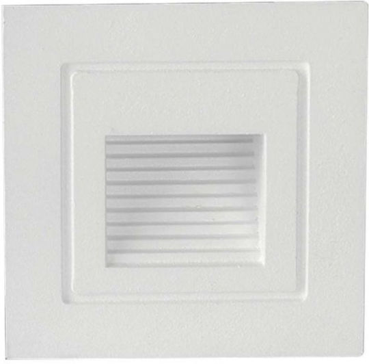 V-TAC Wall-Mounted Outdoor Ceiling Light LED IP65 5W with Warm White Light 8.4x8.4x5εκ.