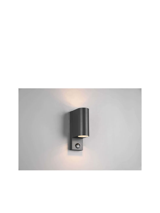 Trio Lighting Roya Wall-Mounted Outdoor Spot GU10 IP44 Double Beam 7x11.6x15εκ.