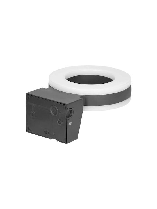 Adviti Επιτοίχιος Εξωτερικός Προβολέας LED IP65 20W με Φυσικό Λευκό Φως