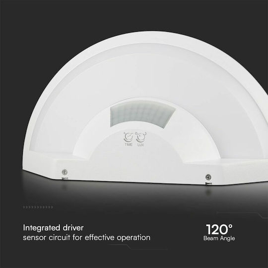 V-TAC Wall-Mounted Outdoor Light LED IP54 10W with Natural White Light