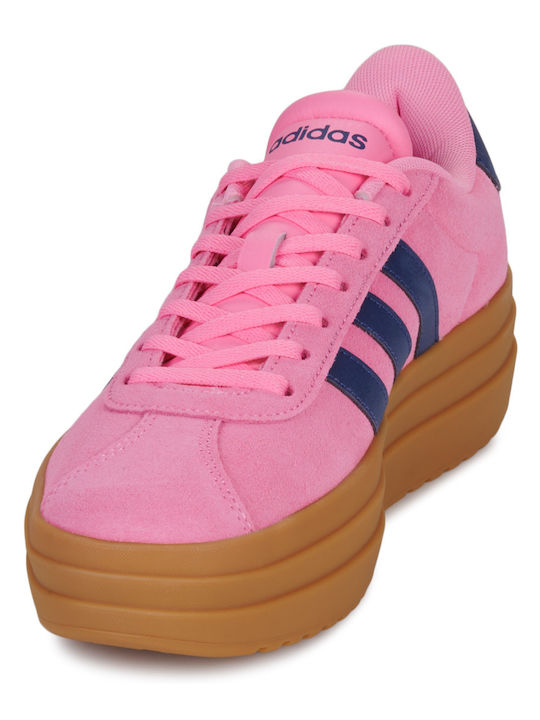 VL COURT BOLD Γυναικεία Flatforms Sneakers Ροζ