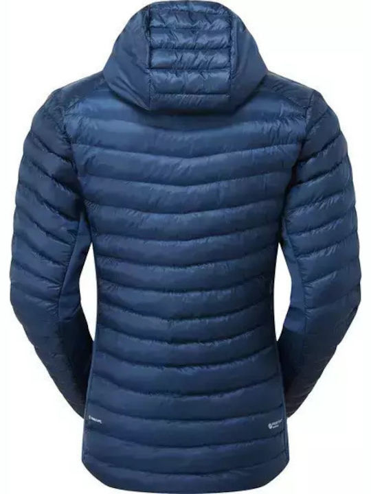 Scurtă Jachetă de femei Puffer Waterproof Tempest Blue
