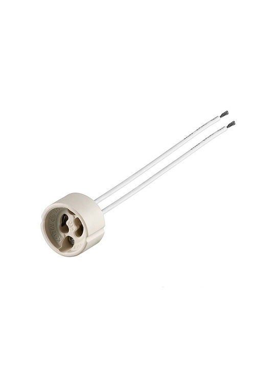 123led Spot Floor Lamp IP65 for GU10 Socket Silver