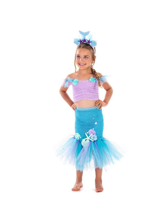 Kids Carnival Costume Sparkling Mermaid