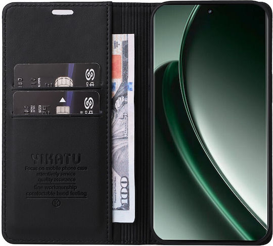 Realme Folio Series Book Synthetic Leather / Silicone Black (Realme GT 6 5G, Realme GT 6T 5G)