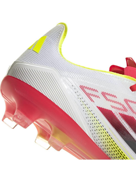 adidas F50 Pro Fußballschuhe mit Stollen Weiß