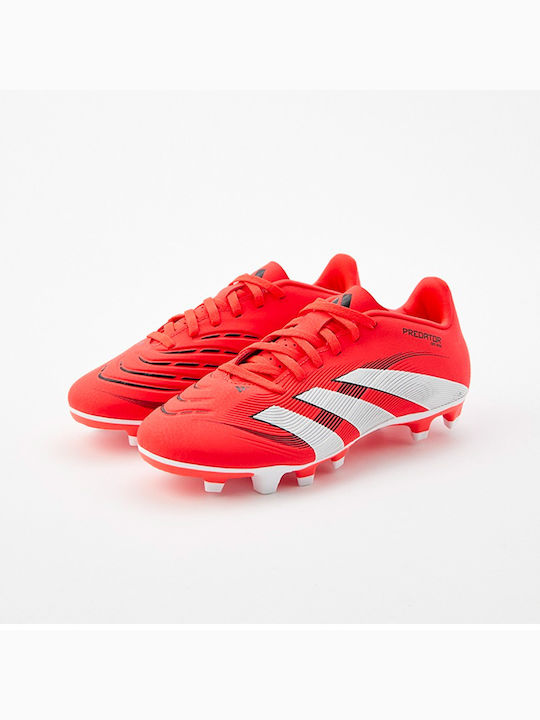 adidas FG/MG Low Football Shoes with Cleats Red