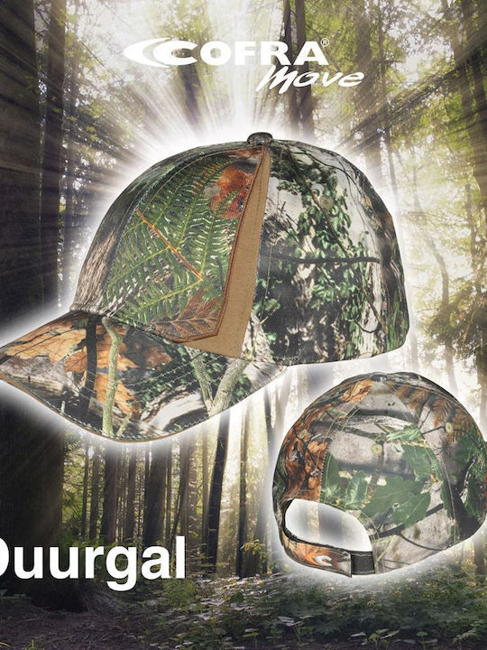 Cofra Duurgal Grün Braun Camouflage Jockey Hut