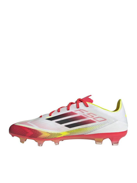 adidas F50 Pro Fußballschuhe mit Stollen Weiß