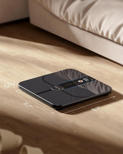 Renpho Digital Bathroom Scale with Body Fat Counter Black R-A031