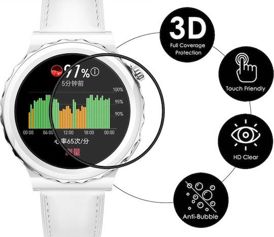 3d Full Coverage Soft Displayschutzfolie für das Huawei Watch GT 3 Pro 43mm 1Stück SYA001837901