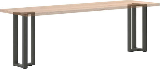 vidaXL Metallisches Möbelbein 2Stücke Für Tisch / Beistelltisch / Büro 25x28x72cm Anthrazit