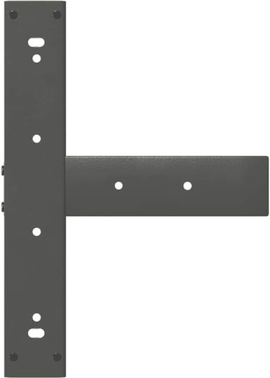 vidaXL Metallisches Möbelbein 2 Stück Für Tisch / Beistelltisch / Büro 60x35x72cm Anthrazit