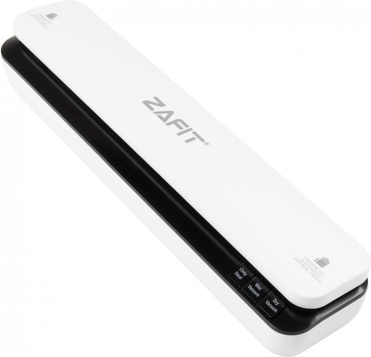 Aparat de Vidat Alimente Zafit Vid-360w, Bară de Etanșare de 30 cm, 10 Pungi Incluse, Negru Alb