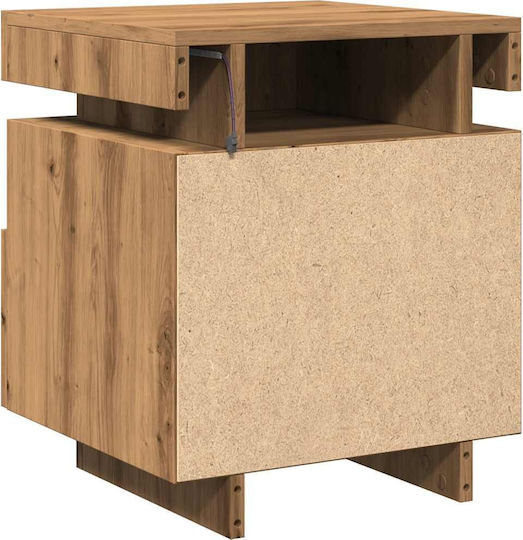 Κομοδίνο Ξύλινο Artisan Oak 40x39x48.5cm