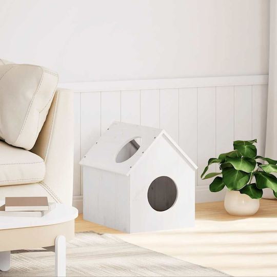 vidaXL Houses Cat White 50x41x50cm