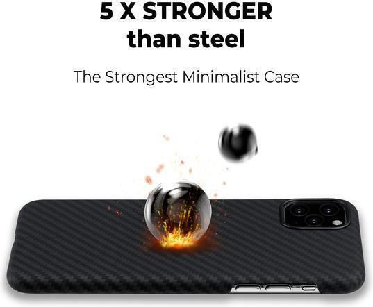 Pitaka Back Cover Δερμάτινο Μαύρο (iPhone 16 Pro)
