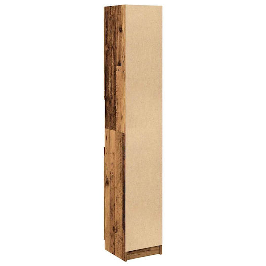 vidaXL Στήλη Μπάνιου Δαπέδου Μ32xΒ34xΥ188.5cm Καφέ