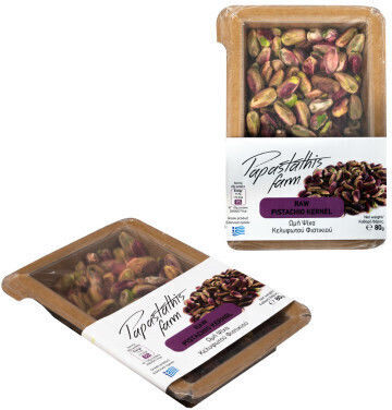 Raw Whole Aegina Pistachio Kernel Ecopack 80g