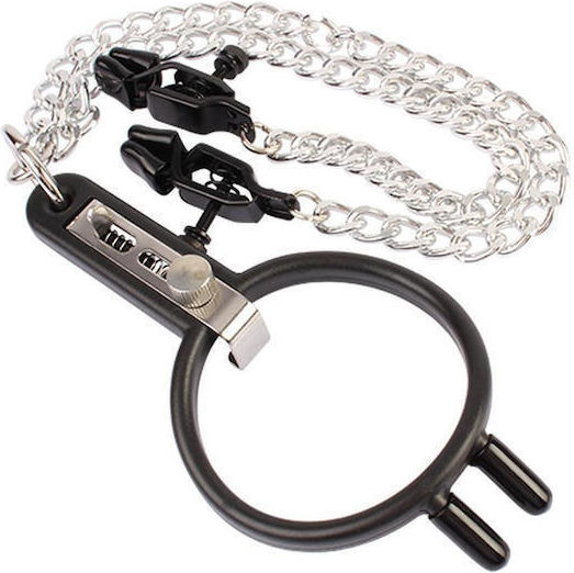 Humiliation Mouth Spreader Nipple Clamps