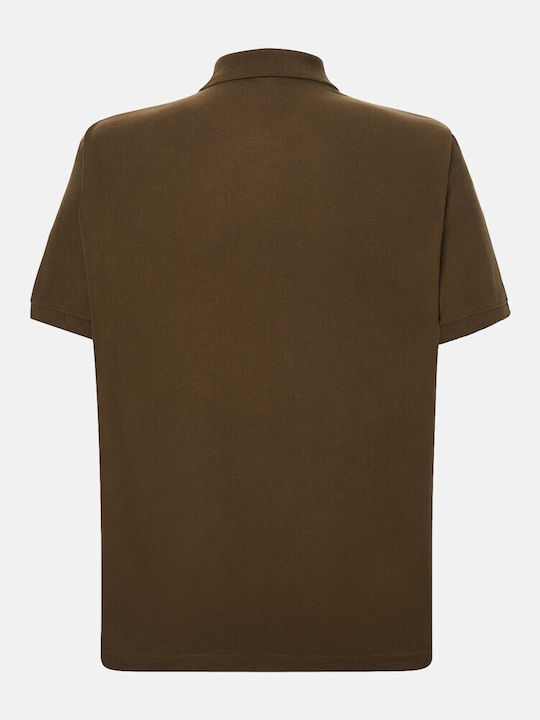 JHK Men's Short Sleeve Promotional T-Shirt Khaki