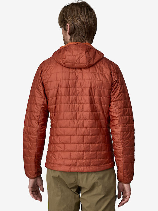 Jacket Puffer Windproof Burnished Red