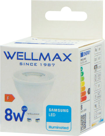 Wellmax LED Bulb 8W for Socket GU10 Cool White 720lm