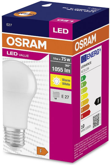 Ledvance Λάμπα LED 10W 113εκ. για Ντουί E27 Θερμό Λευκό 1055lm