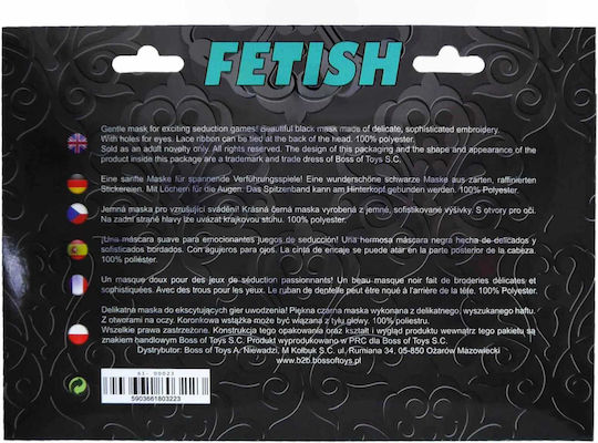 Boss Of Toys Venetian BDSM Mask In Black Color