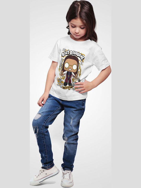 Παιδικό T-shirt White Ozzy Osbourne