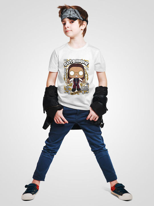 Παιδικό T-shirt White Ozzy Osbourne