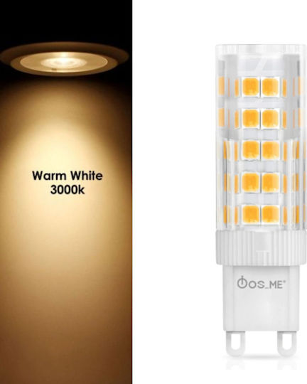Fos me Λάμπα LED 5W για Ντουί G9 Θερμό Λευκό 400lm