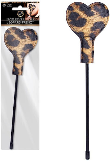 Heart-shaped Leopard Print Tray 26 Cm