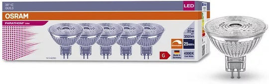 Ledvance Λάμπες LED και Σχήμα MR16 Φυσικό Λευκό Dimmable 5τμχ 042980