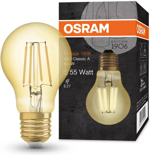 Ledvance LED Bulb 6.5W 105mm For E27 Socket And A55 Shape Warm White 650lm
