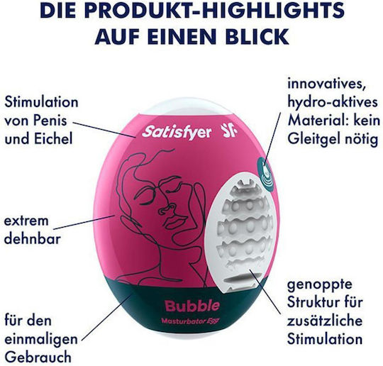Satisfyer Bubble Masturbation Egg Masturbator