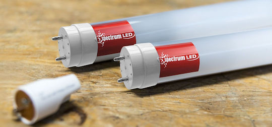 Spectrum LED Bulb 8.5W Fluorescent Type 60εκ. for Socket G13 and Shape T8 Natural White