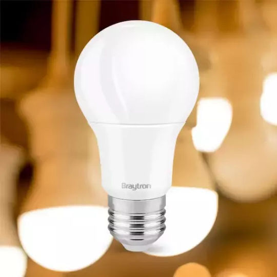 Braytron Λάμπα LED 11W για Ντουί E27 και Σχήμα A60 Φυσικό Λευκό 1055lm