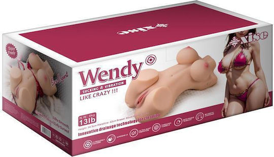 Shequ Masturbator Vagina με Δόνηση SQ-MAS20051