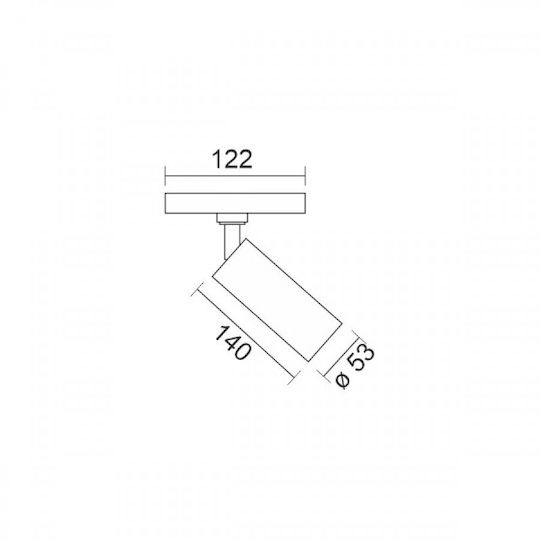 Spot Light LED Lumina liniară Lumină Plafon 18W Alb cald IP20