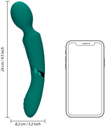 Loveline Double Sided Vibrating Wand