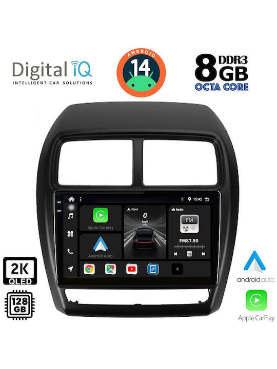 Digital IQ Ηχοσύστημα Αυτοκινήτου για Mitsubishi Asx 2020 (Bluetooth/USB/WiFi/GPS/Apple-Carplay/Android-Auto) με Οθόνη Αφής 9"